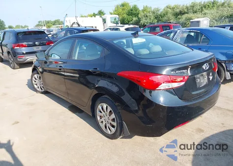 2012 Hyundai Elantra Gls (Ulsan Plant) from USA, damaged, VIN KMHDH4AE0CU290180